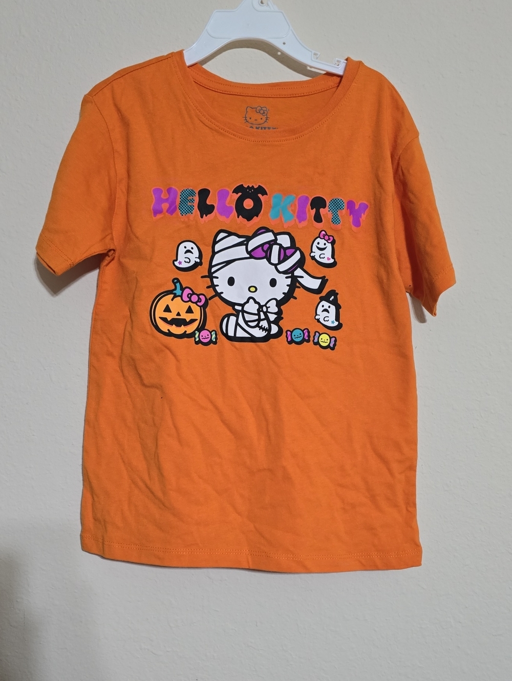 NWT Girls Hello Kitty Halloween T Shirt Size S